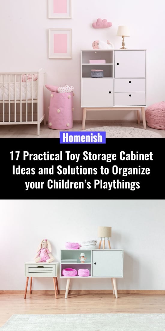 17個實用的玩具儲物櫃的想法和解決方案來組織你孩子的玩具