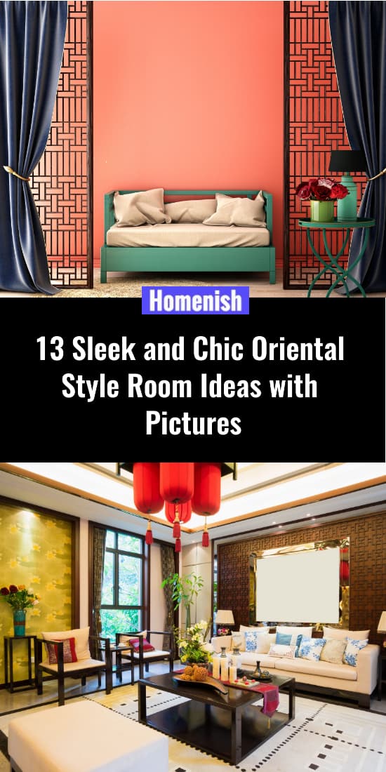 13個時尚別致的東方風格房間的想法與圖片