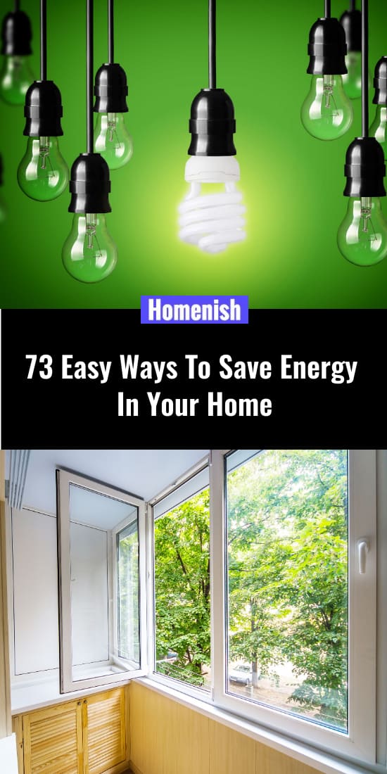 73年在家裏簡單的方法來節約能源