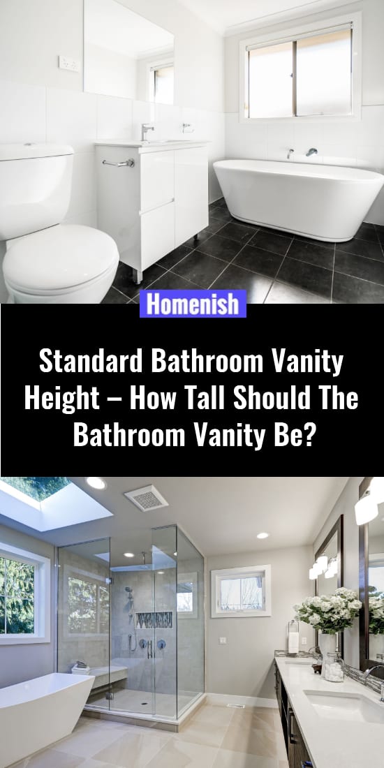 標準浴室梳妝台高度-浴室梳妝台應該有多高