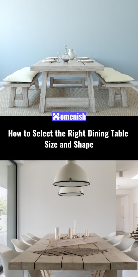 如何選擇合適的餐桌大小和形狀