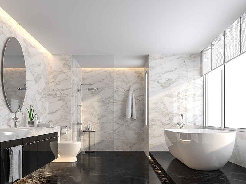 現代風格的浴室