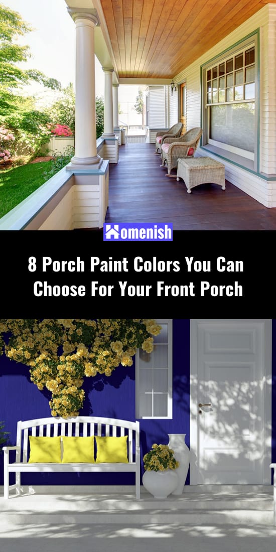 門廊油漆顏色你可以選擇你的前門廊