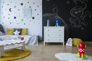 11個絕妙的空間主題臥室想法，適合所有年齡段的孩子