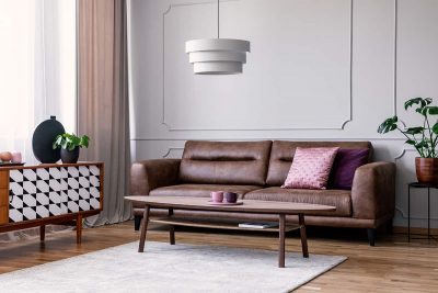 什麼顏色的窗簾和棕色的沙發:16的選擇