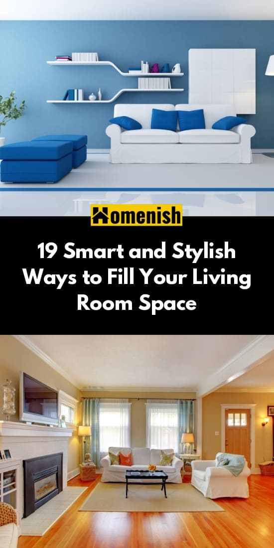 19種聰明時尚的方法來填滿你的客廳空間