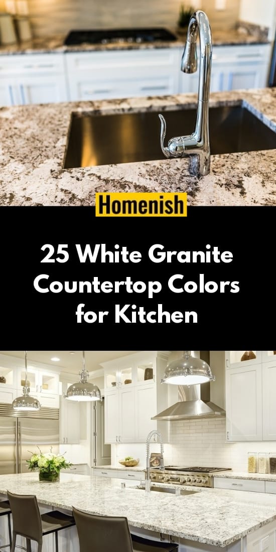 25白色花崗岩廚房台麵顏色