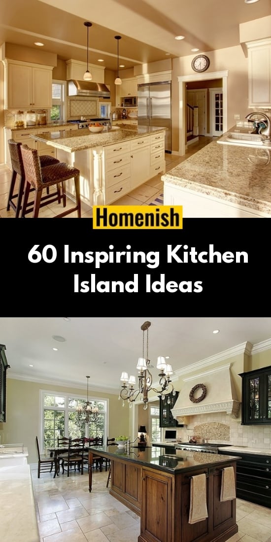 60鼓舞人心的廚房島的想法